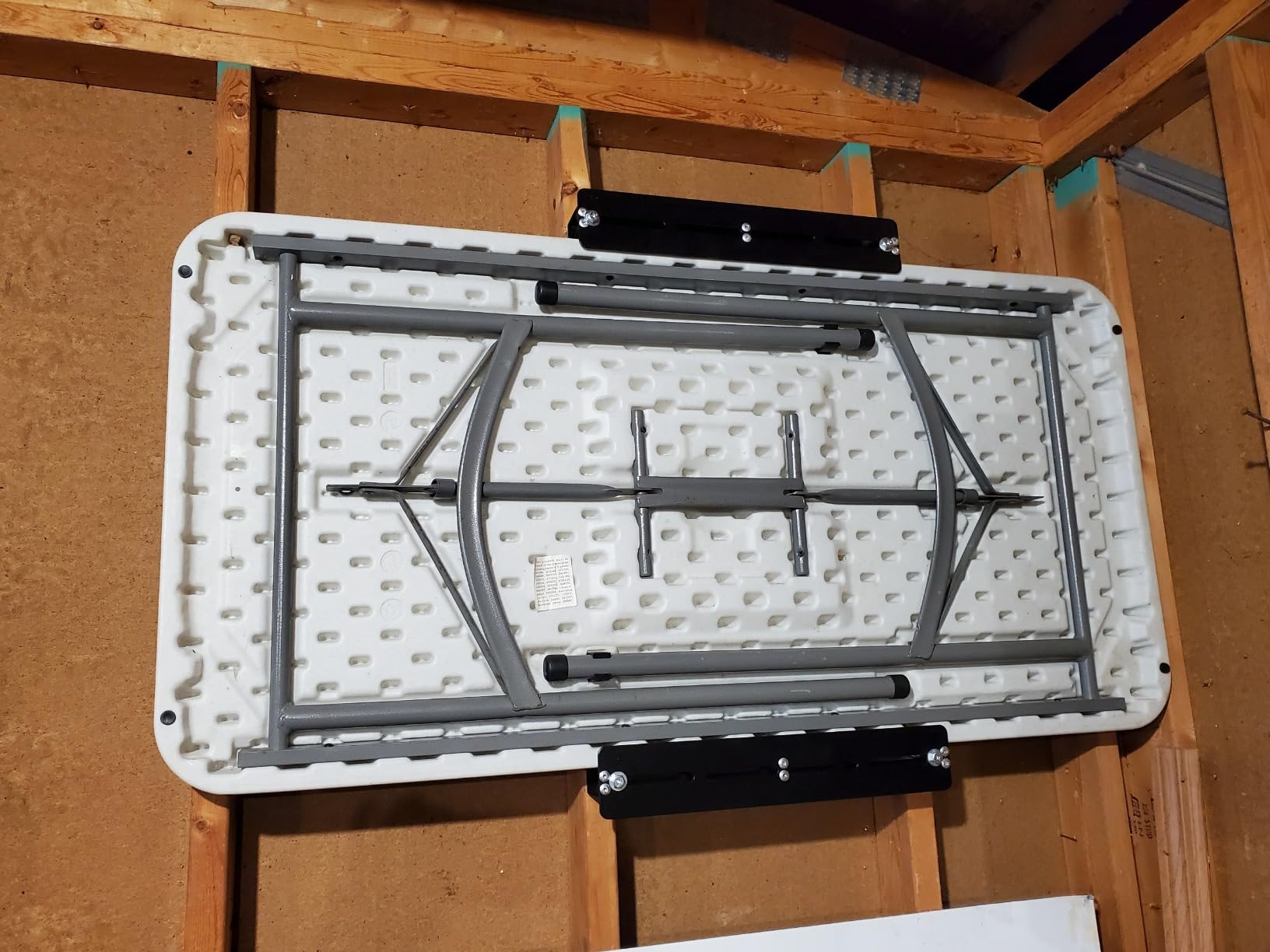 Ultrawall Overhead Garage Storage Racks for Bins, Ceiling Storage Rack customer photo 1
