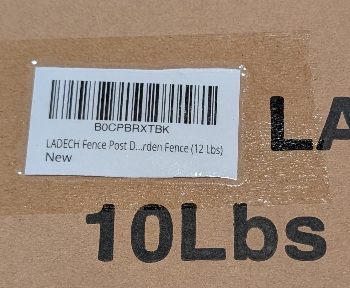 LADECH Fence Post Driver, Heavy Duty Hand Post Pounder with Handle - Use for Metal U Posts, T Posts, Garden Fence (12 Lbs) customer photo 2