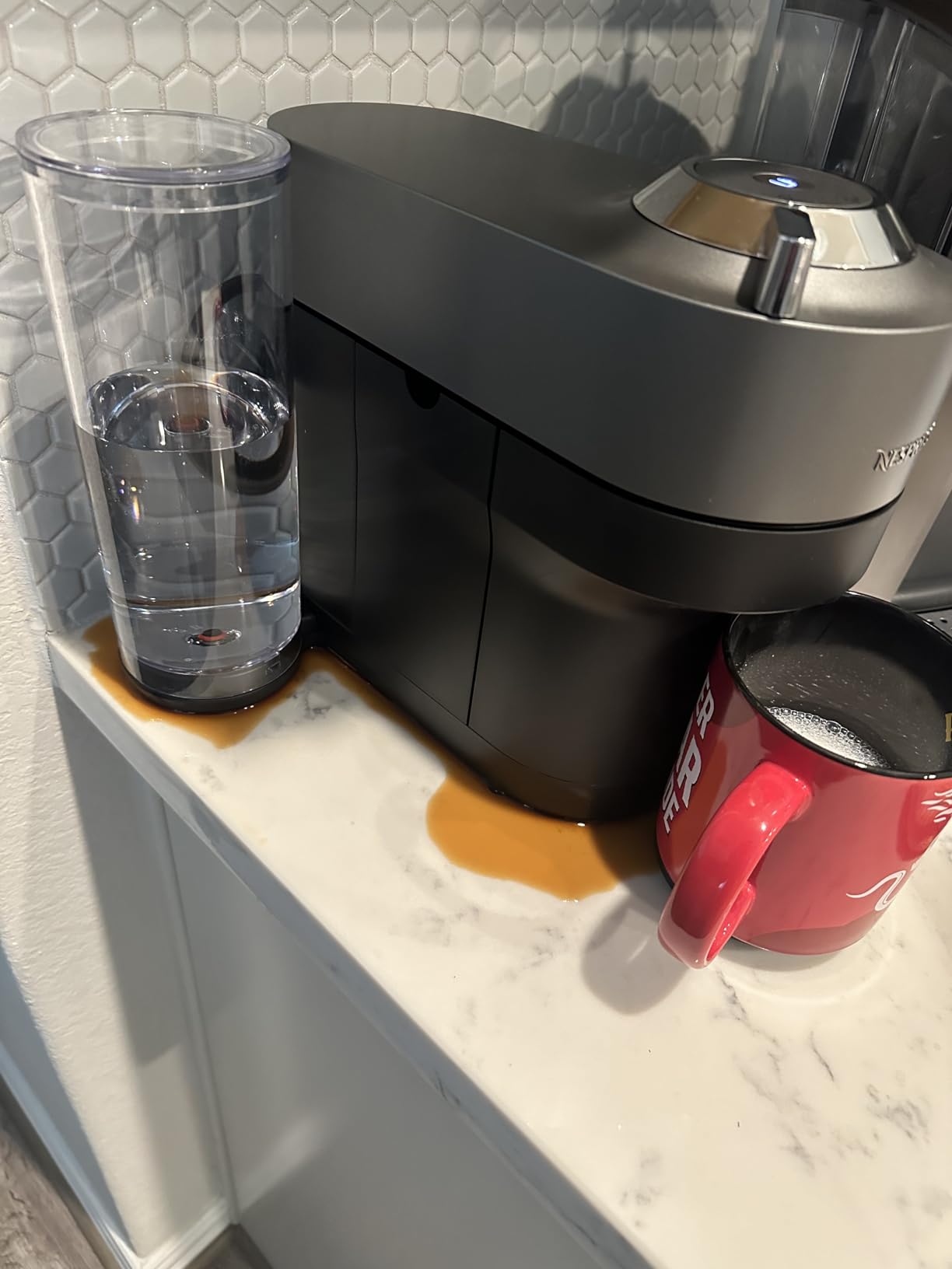 Nespresso Vertuo Pop+ Coffee & Espresso Maker by Breville, Black & Gold customer photo 1