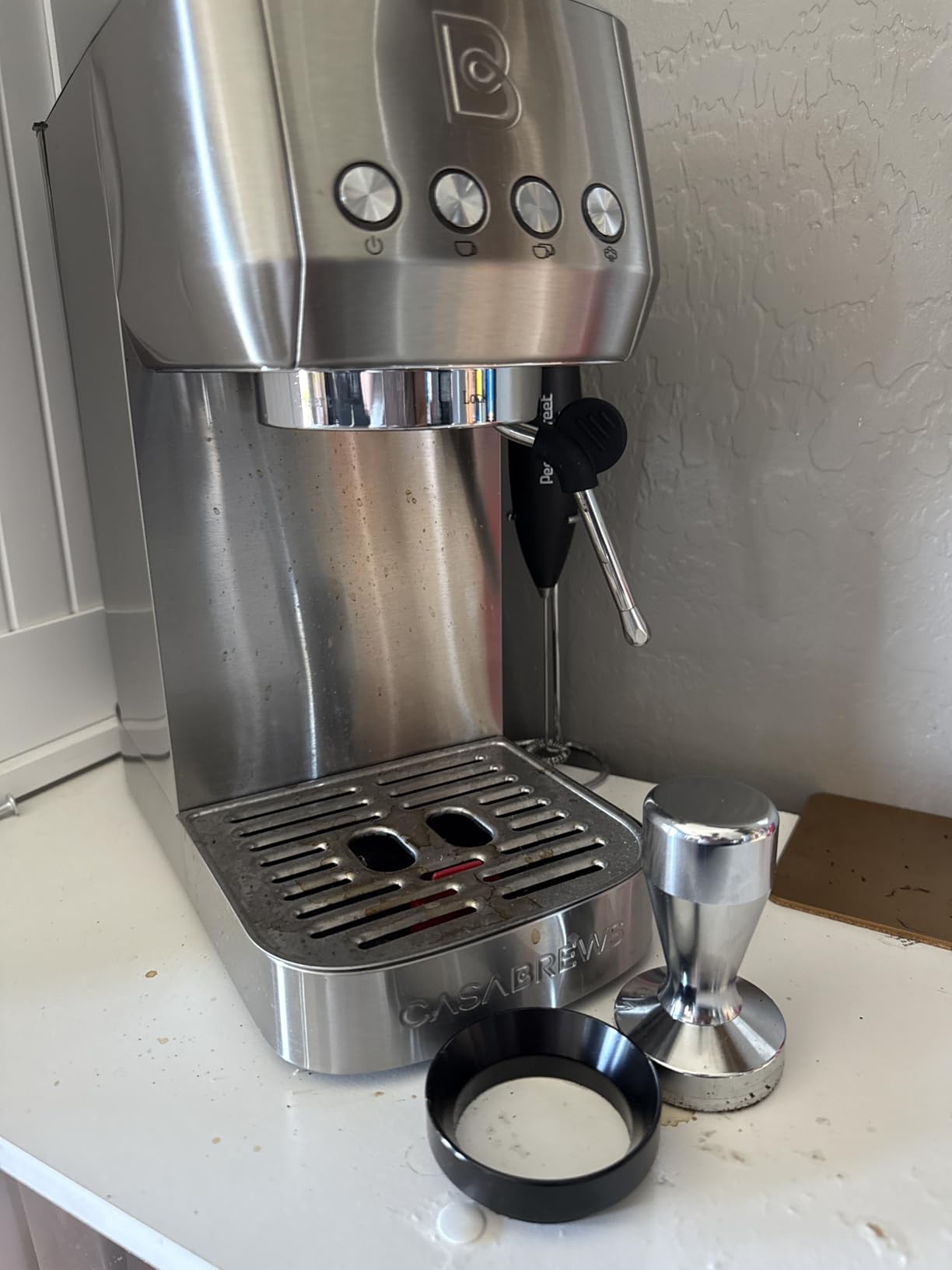 Espresso Accessories Kit 51mm Tamper: Espresso Tamper Set, Coffee Tamper Espresso Tools with WDT Tool, Puck Screen, Dosing Funnel | Espresso Kit Espresso Machine Accessories Fit 51mm Portafilters customer photo 1