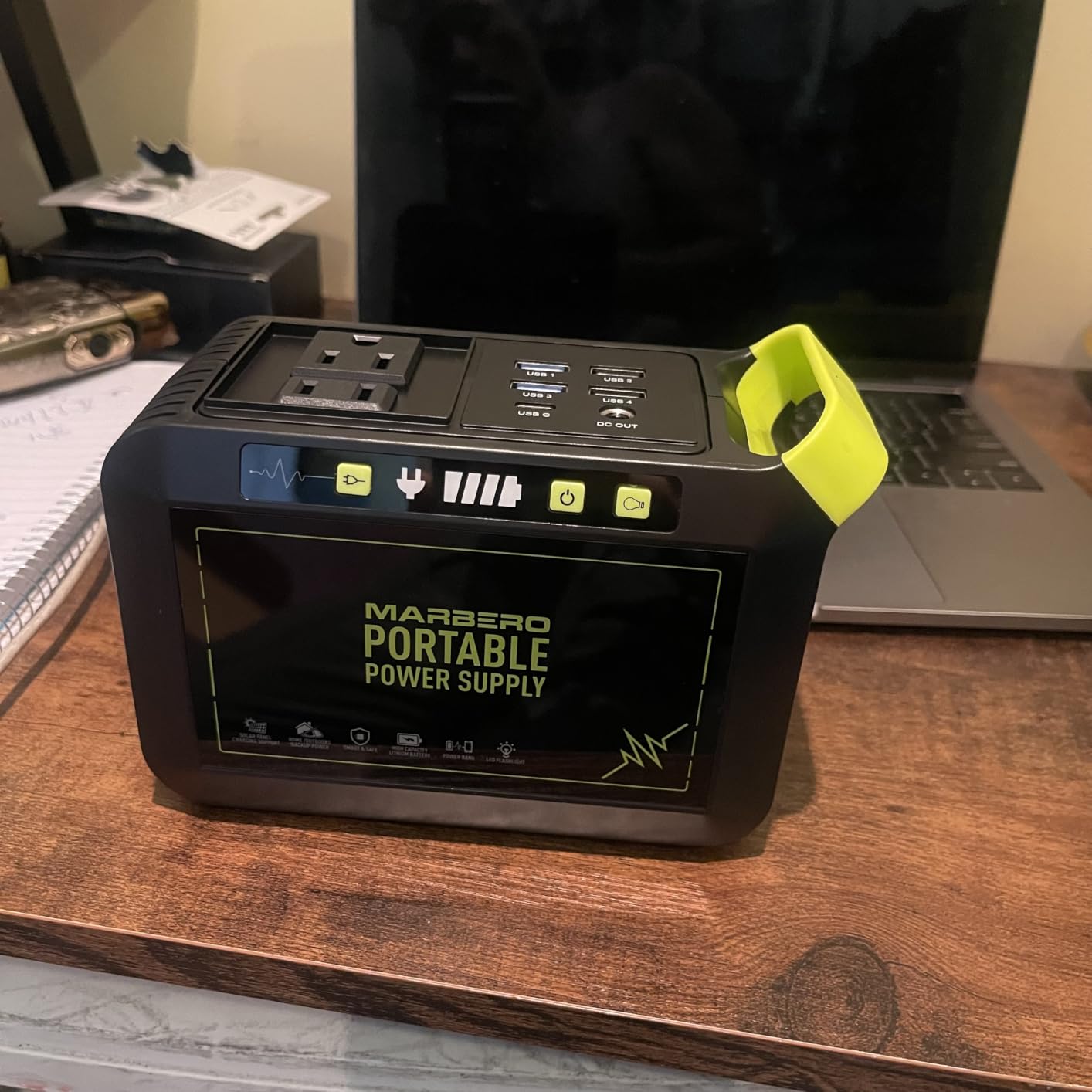 MARBERO 111Wh Solar Generator with Panels Included Solar Panel Kit 30W customer photo 1