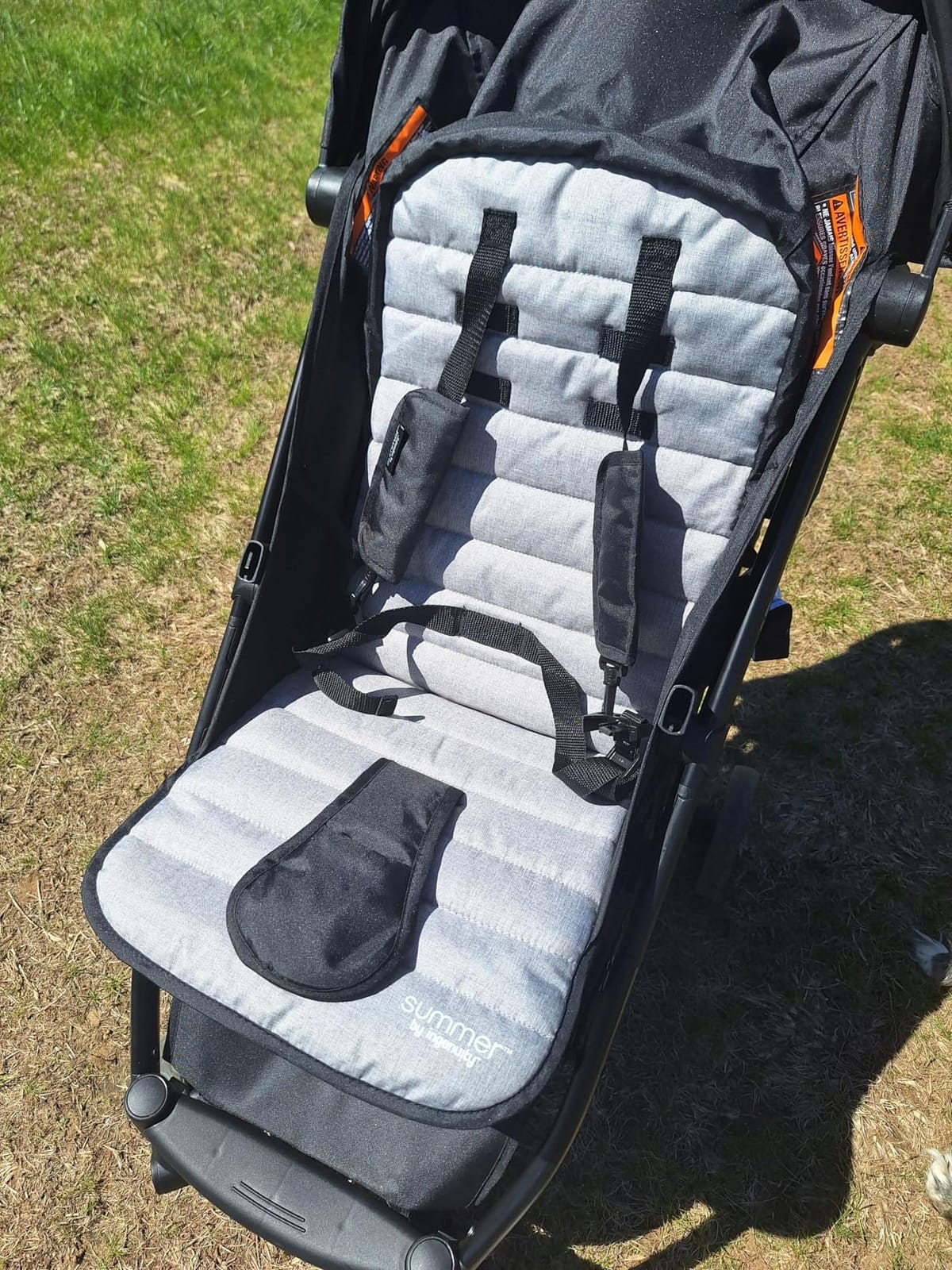 Ingenuity 3Dquickclose CS+ Compact Fold Stroller – Lightweight Stroller with Oversized Canopy, Extra-Large Storage and Compact Fold, Deep Ocean customer photo 2