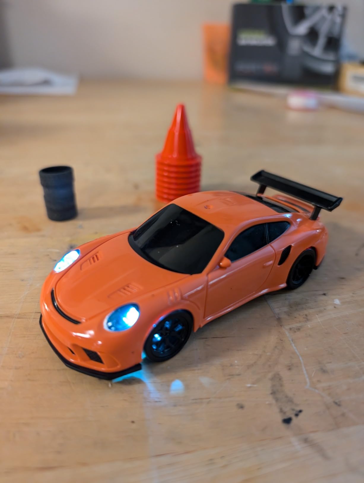 RC Drift car, 1/43 Mini Rc Drift car with Gyroscope, 2.4GHz Full Proportional Remote control Cars, 4WD High Speed Racing with Lights, Racing Tires, Model Cars Gift for Adults, Kids, Boys, Girls customer photo 1