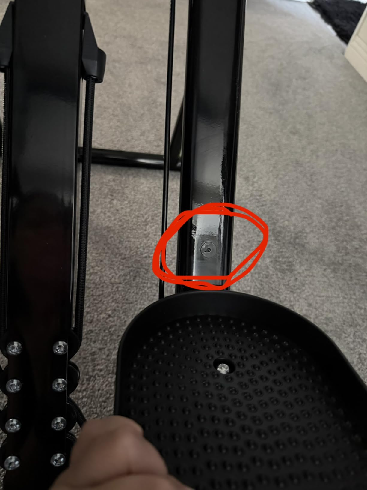MERACH Stair Stepper with Adjustable Resistance, Foldable Stair Climber customer photo 2