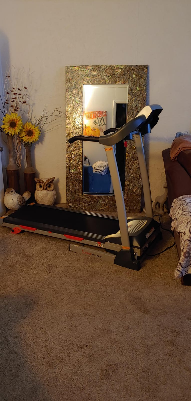Sunny Health & Fitness Smart Wi-Fi Treadmill w/Shock Absorption customer photo 1
