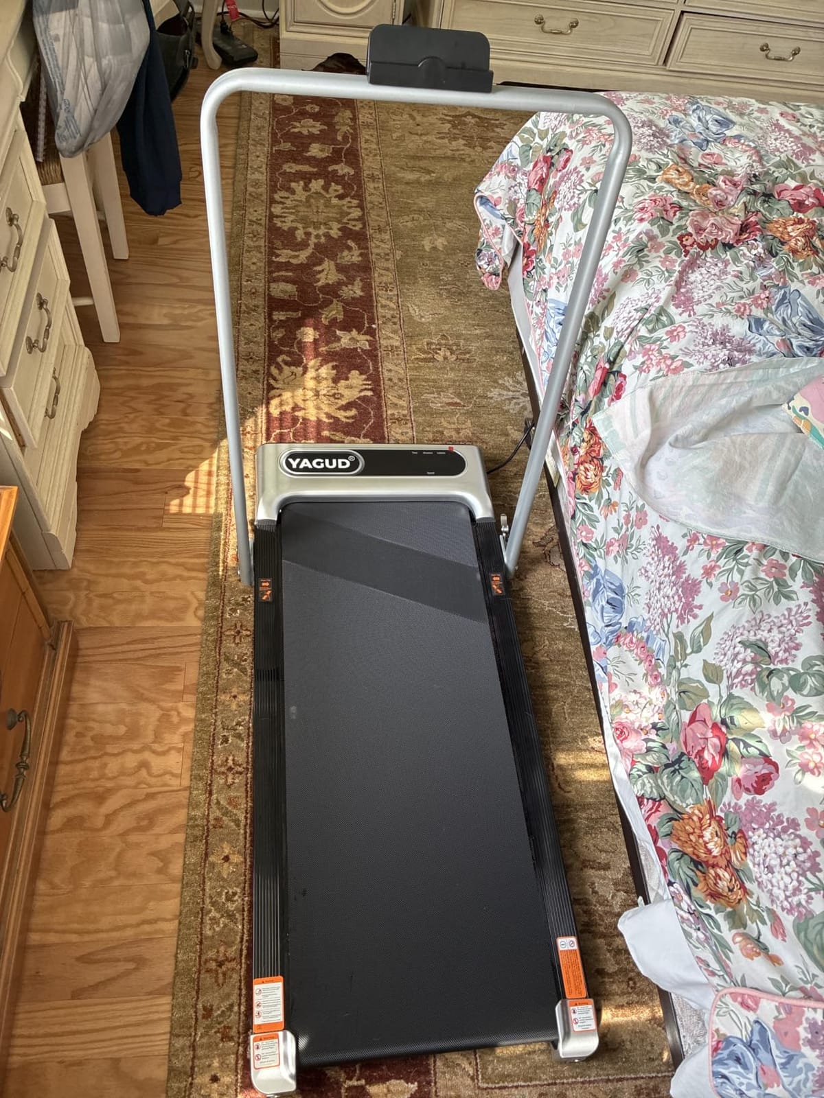 Walking Pad Treadmill for Home, Incline Walking Pad with Handle Bar customer photo 2