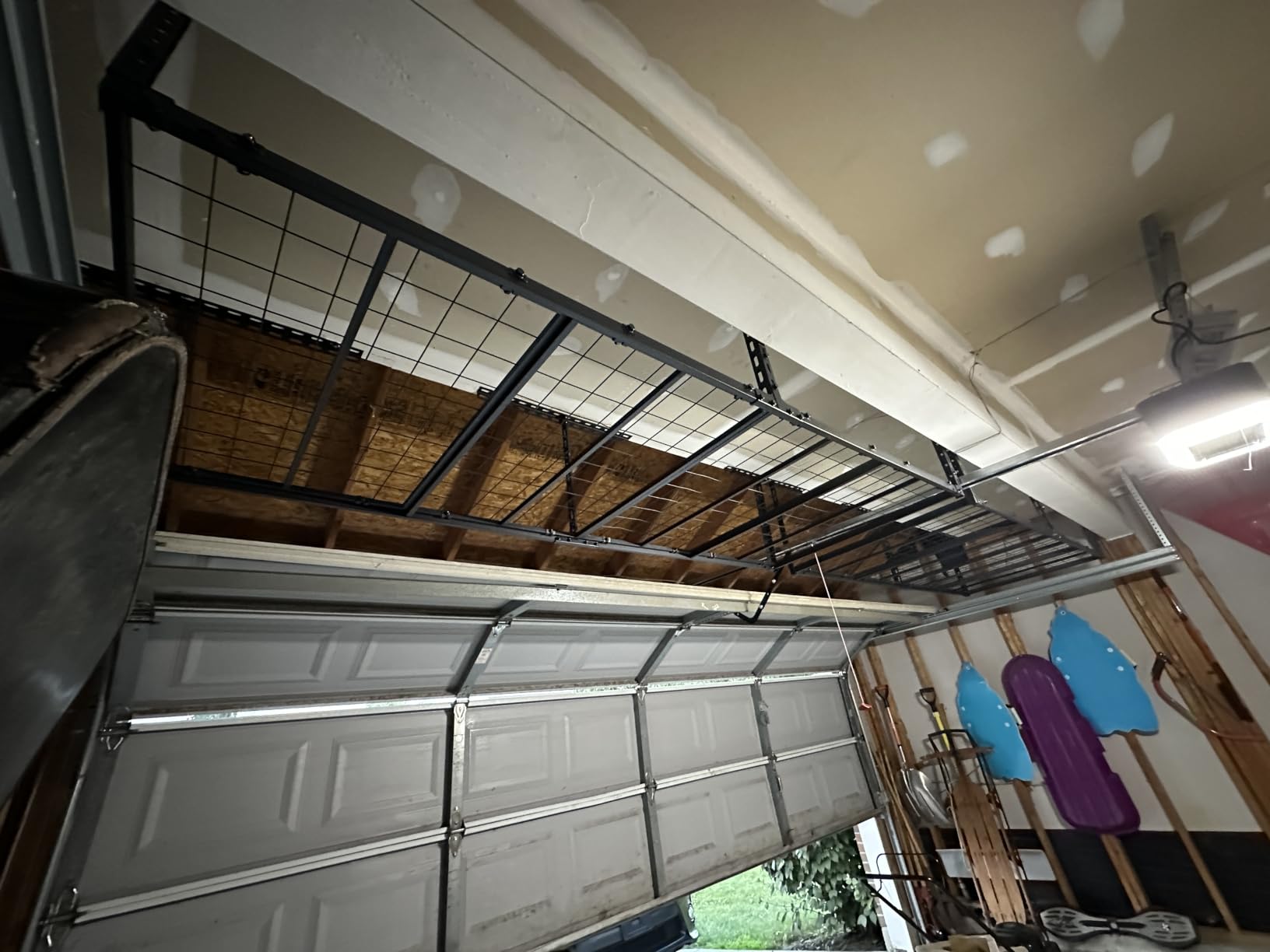 45-Inch x 45-Inch Overhead Garage Storage Rack 250LBS Weight Capacity customer photo 1