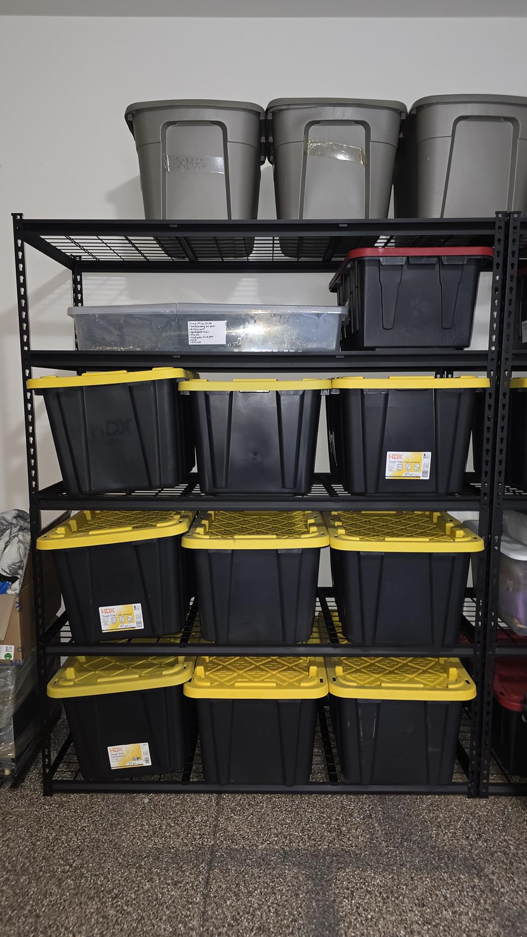 VEVOR Storage Shelves, 2400 lbs, 4 Tier Heavy Duty Garage Shelving, 20