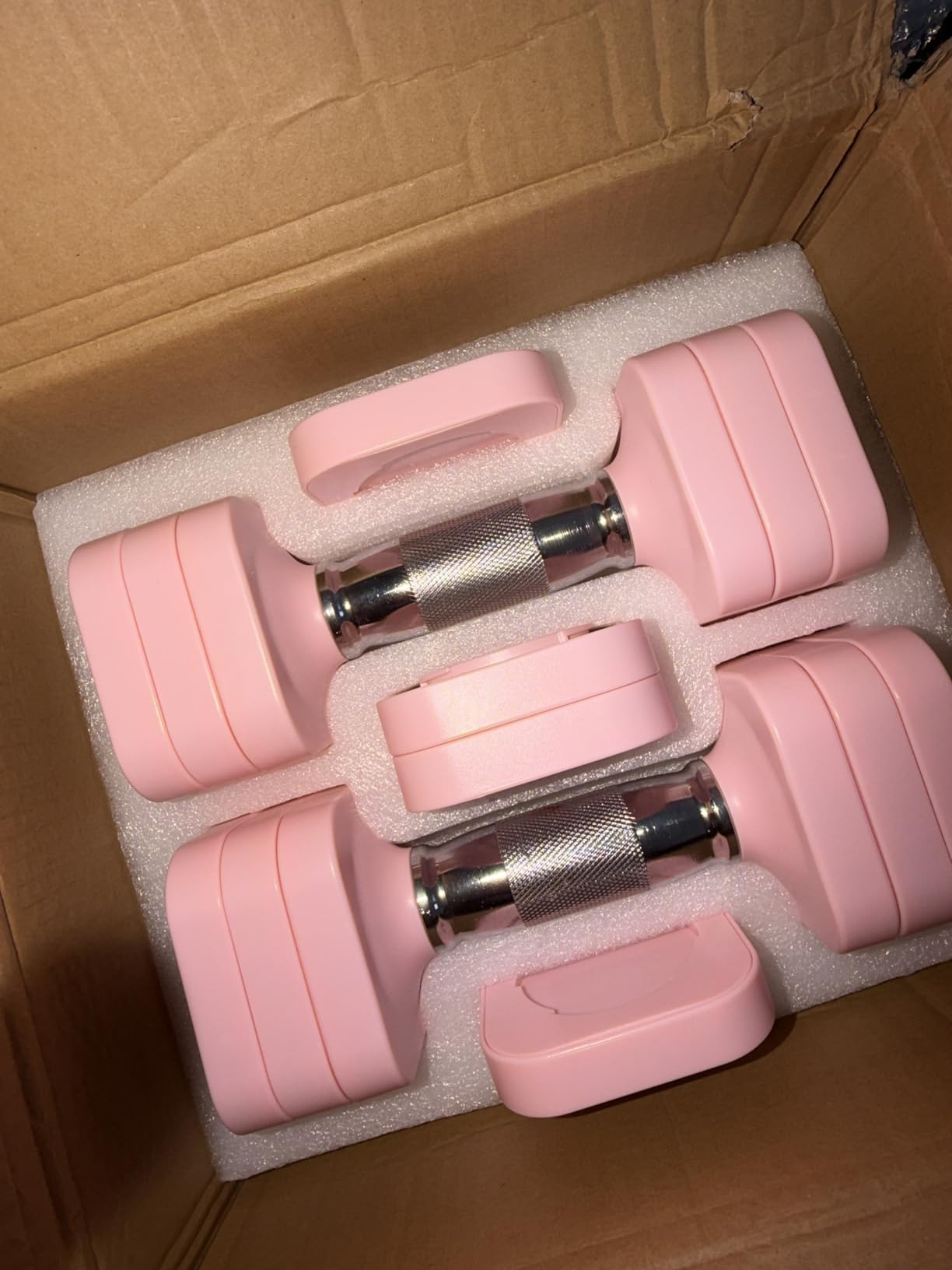 Adjustable Dumbbell Set for Women Men 7.5LB/10LB/15LB/20LB/25LB Each customer photo 1