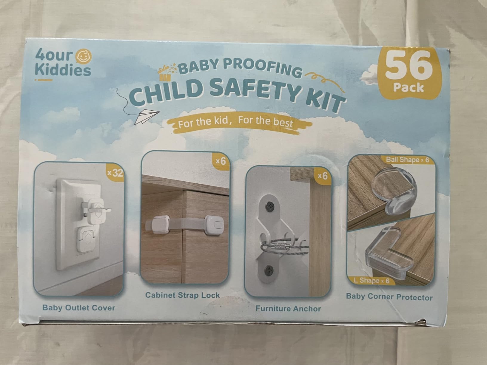 4our Kiddies 56-Piece Baby Proofing Kit & Child Safety Essentials customer photo 1