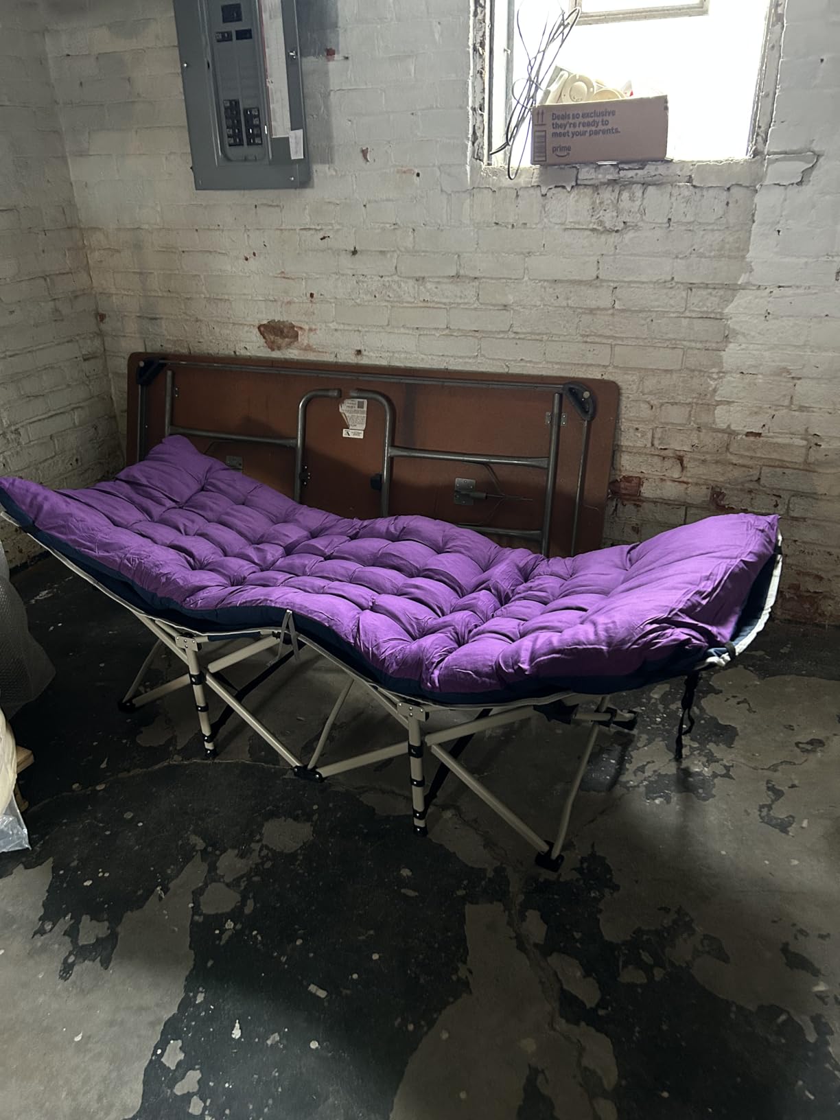 COLMERD 32In XXL Camping Cot, Cots for Sleeping with Comfortable Mattress customer photo 1