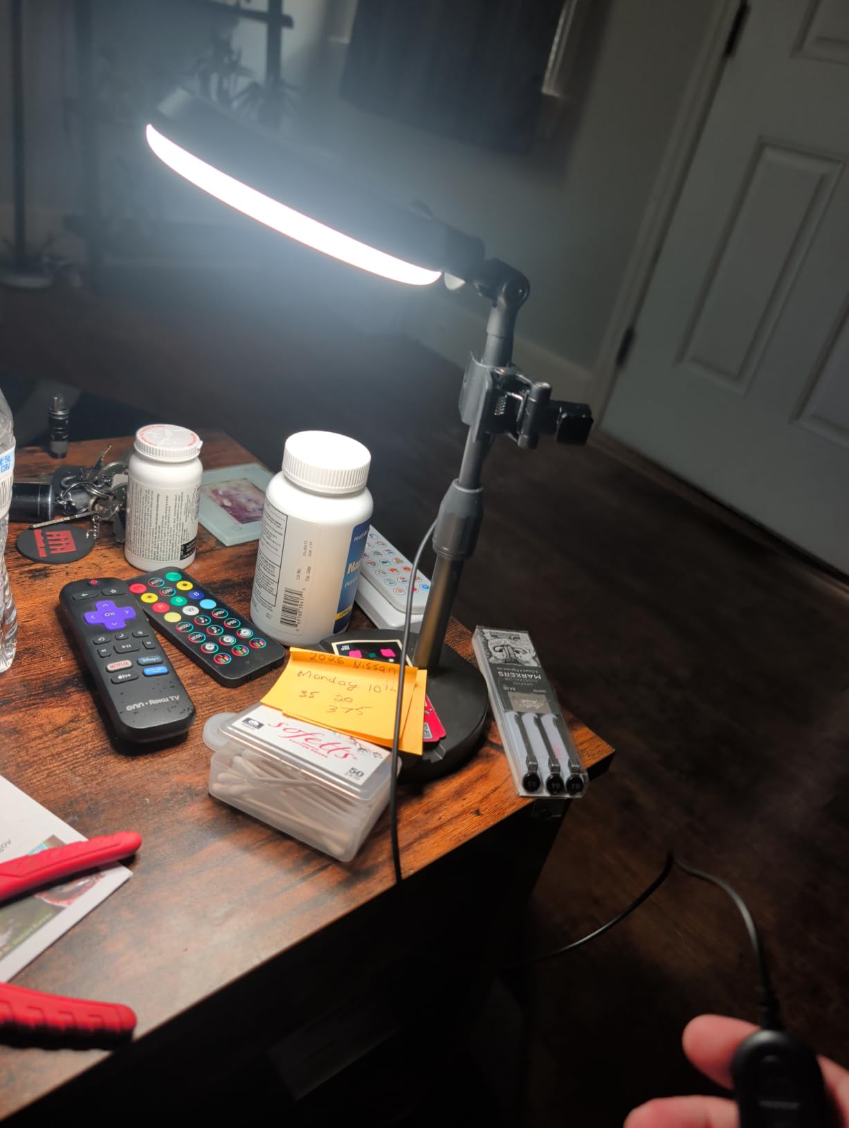 InnoGear 60 LED Ring Light with Stand for Computer Selfie Video Conference customer photo 1