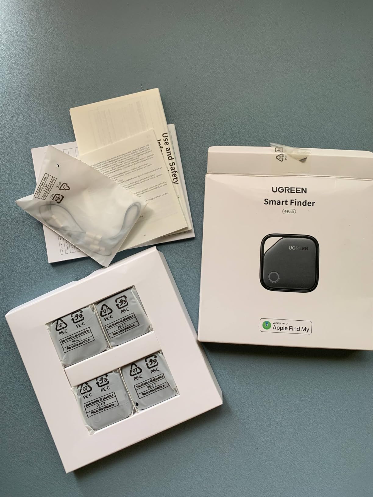 UGREEN FineTrack Air Tracker Tags (iOS Only) 4 Pack Key Finder customer photo 2