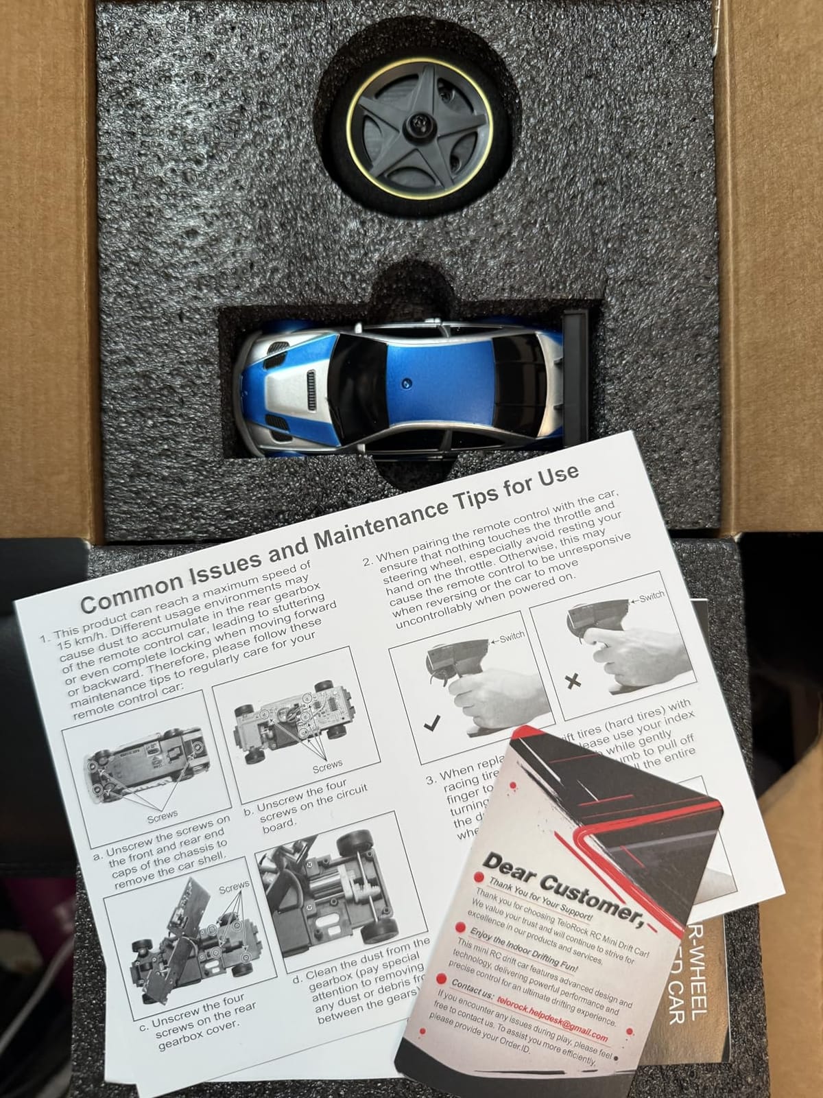 [4WD Edition 1/43 Scale Mini RC Drift Car, High Speedv customer photo 2