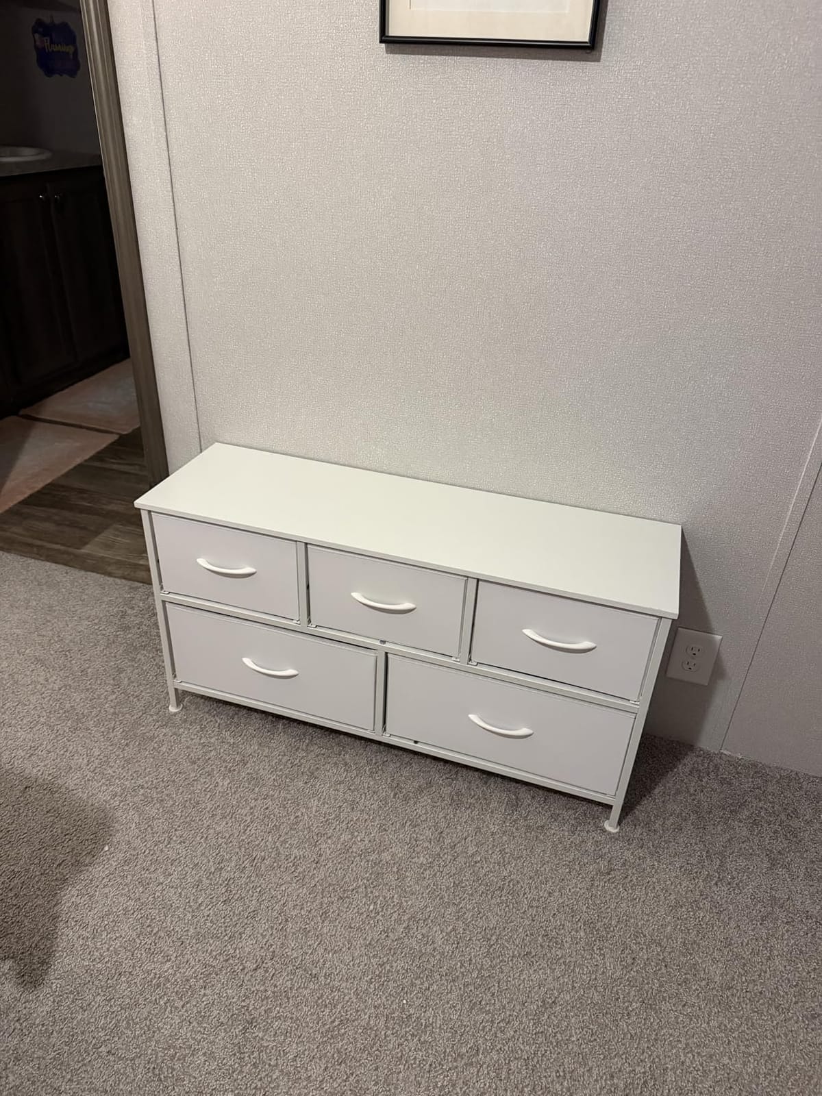 SONGMICS Dresser for Bedroom, Tall Dresser with 6 Fabric Drawers customer photo 1