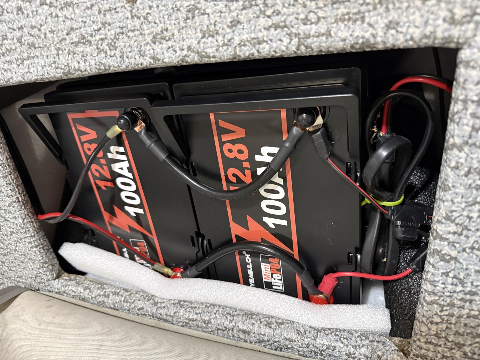 24V 100Ah LiFePO4 Lithium Battery with 100A BMS 2560Wh 15000+ Deep Cycles customer photo 2