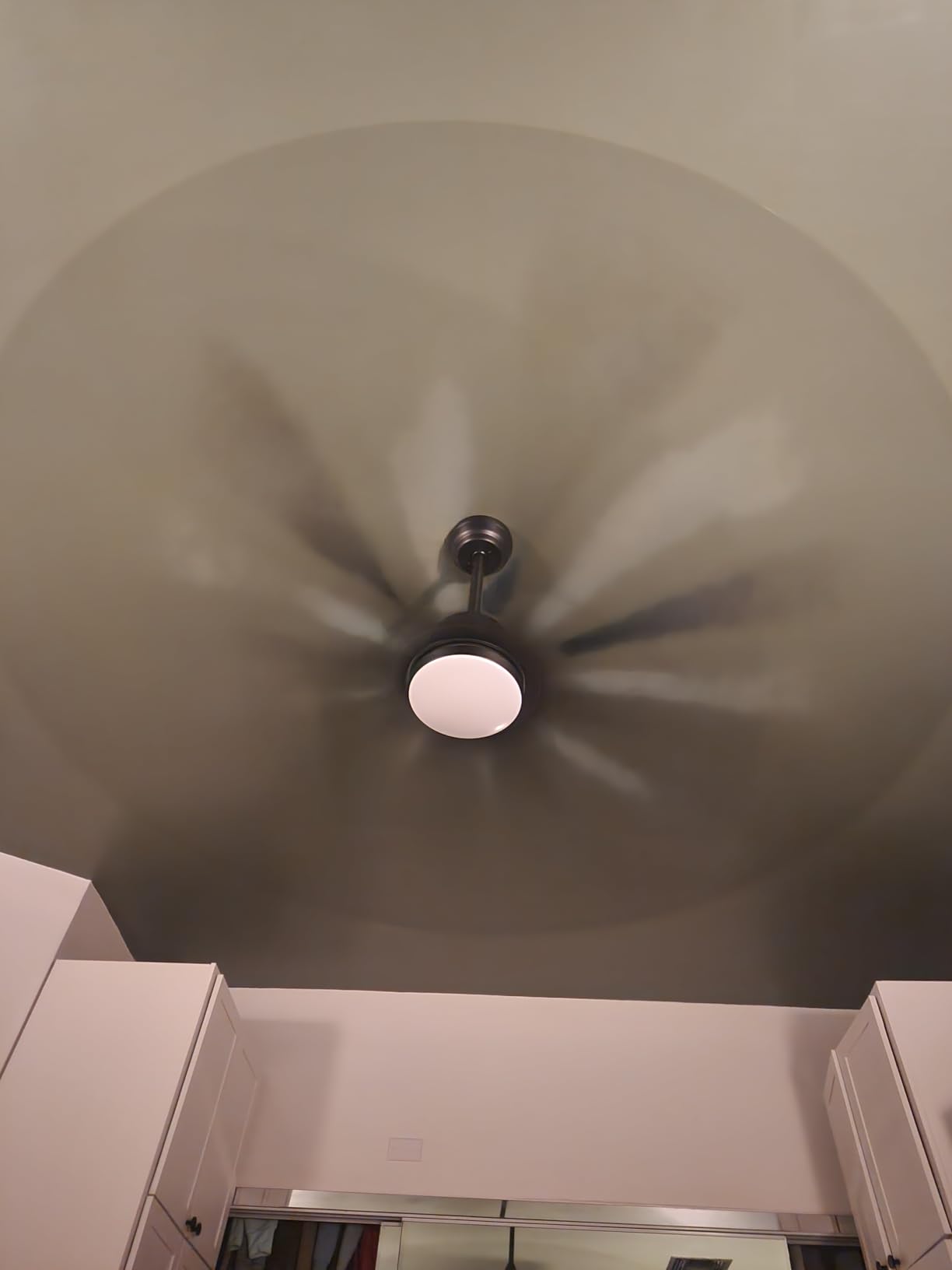 72 Inch Black Smart Ceiling Fan with Light and WIFI Alexa APP Controls customer photo 1