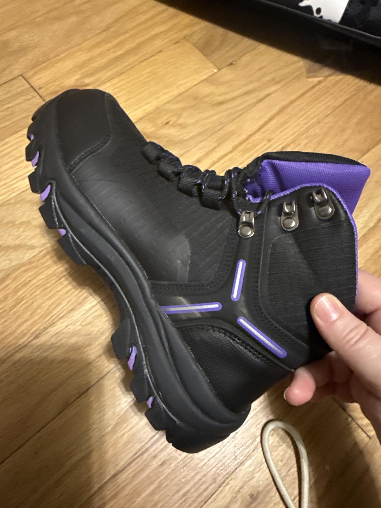 Women's Waterproof Wide Toe Box Hiking Boots customer photo 2