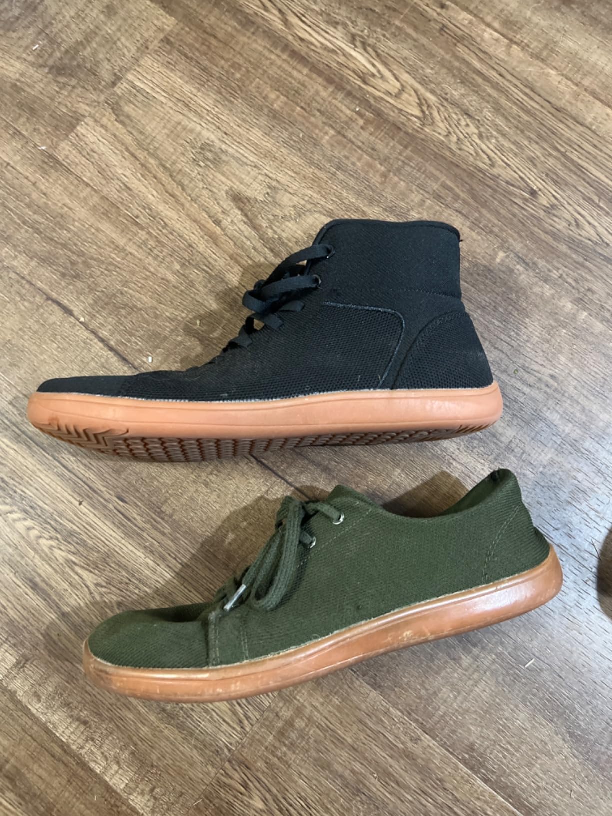 WHITIN Men's Wide Toe Box High Top Barefoot Shoes W824 customer photo 2