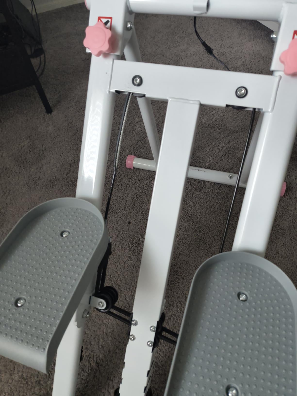 HXD-ERGO Stair Stepper, Upgrade 6-Level Resistance Stair Master with Adjustable Handlebar, Folding Stair Climber Workout Machine customer photo 2