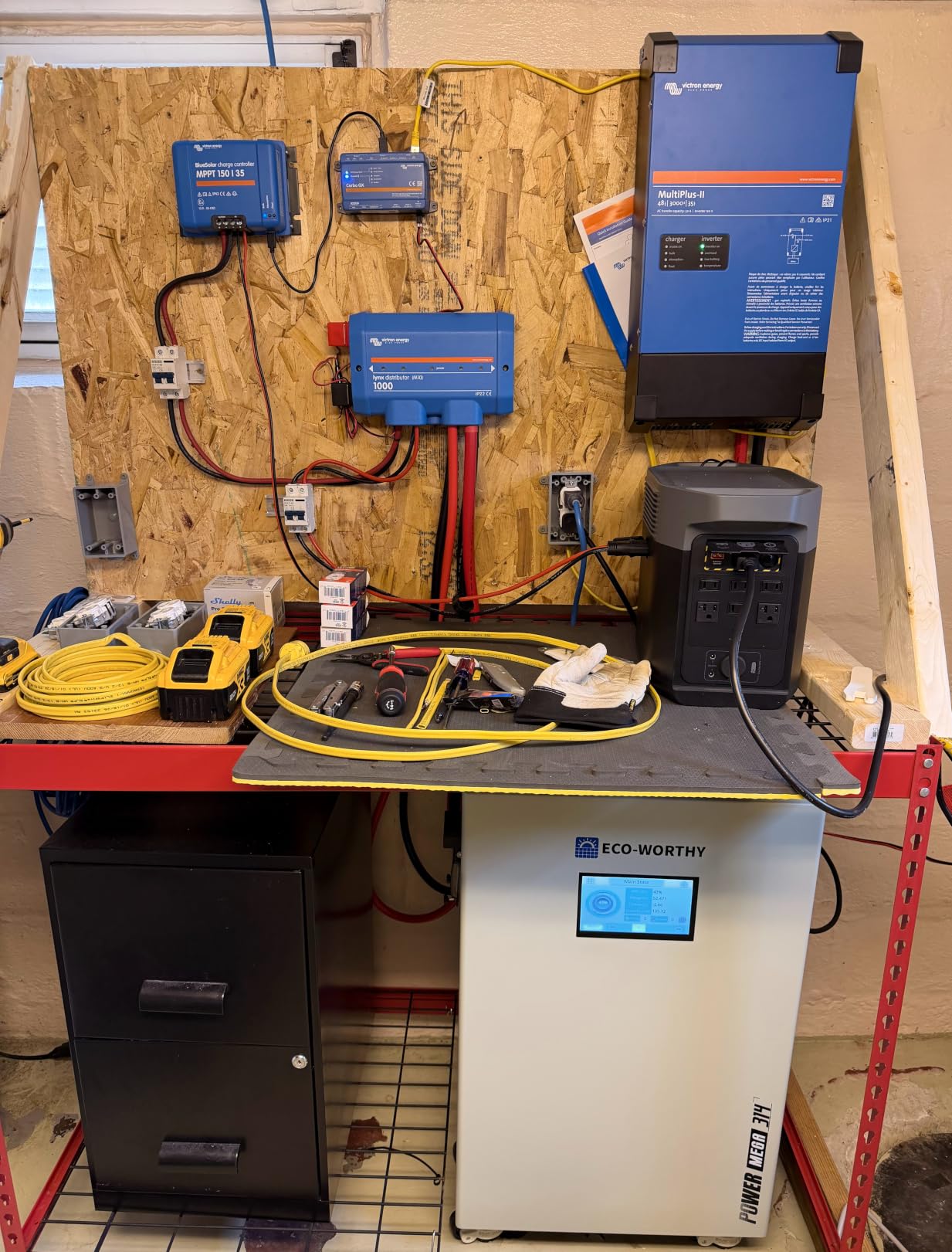 ECO-WORTHY Powermega 48V 314Ah LiFePO4 Battery, UL1973 16.1kWh Energy customer photo 1