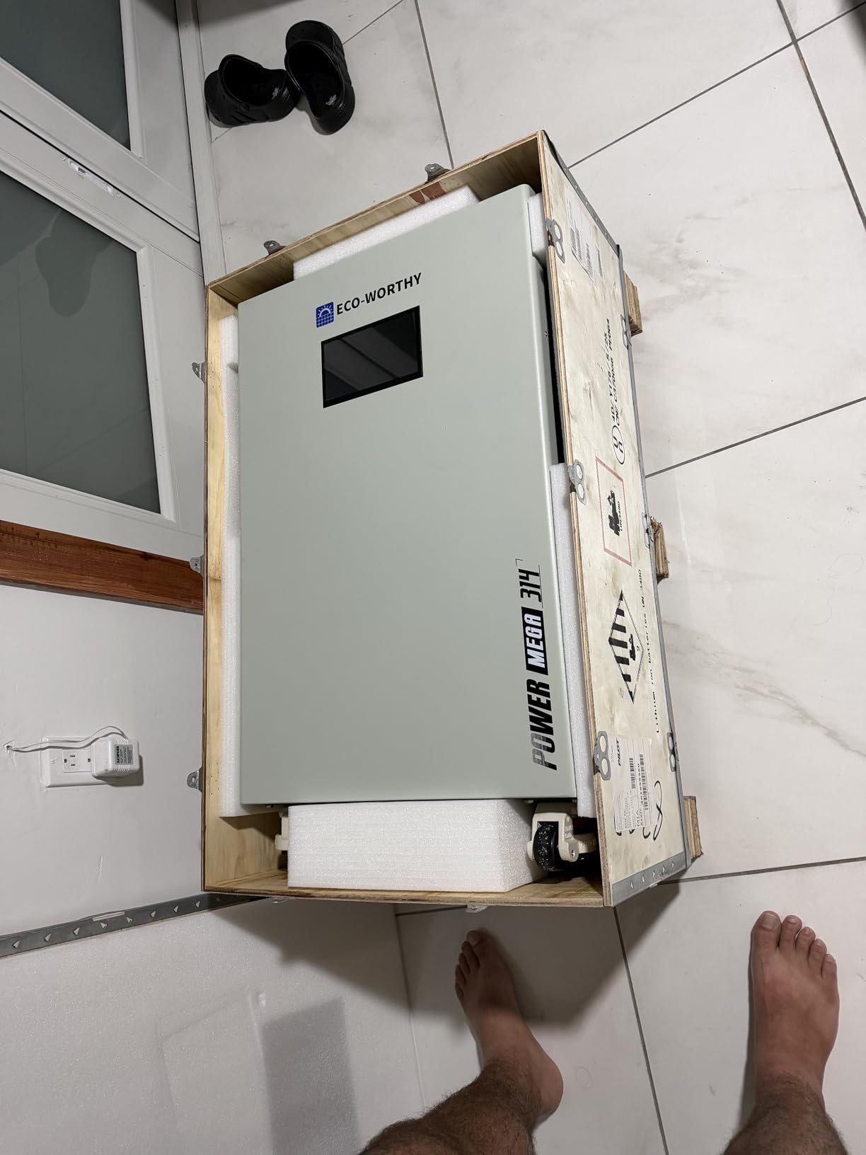 ECO-WORTHY Powermega 48V 314Ah LiFePO4 Battery, UL1973 16.1kWh Energy customer photo 2