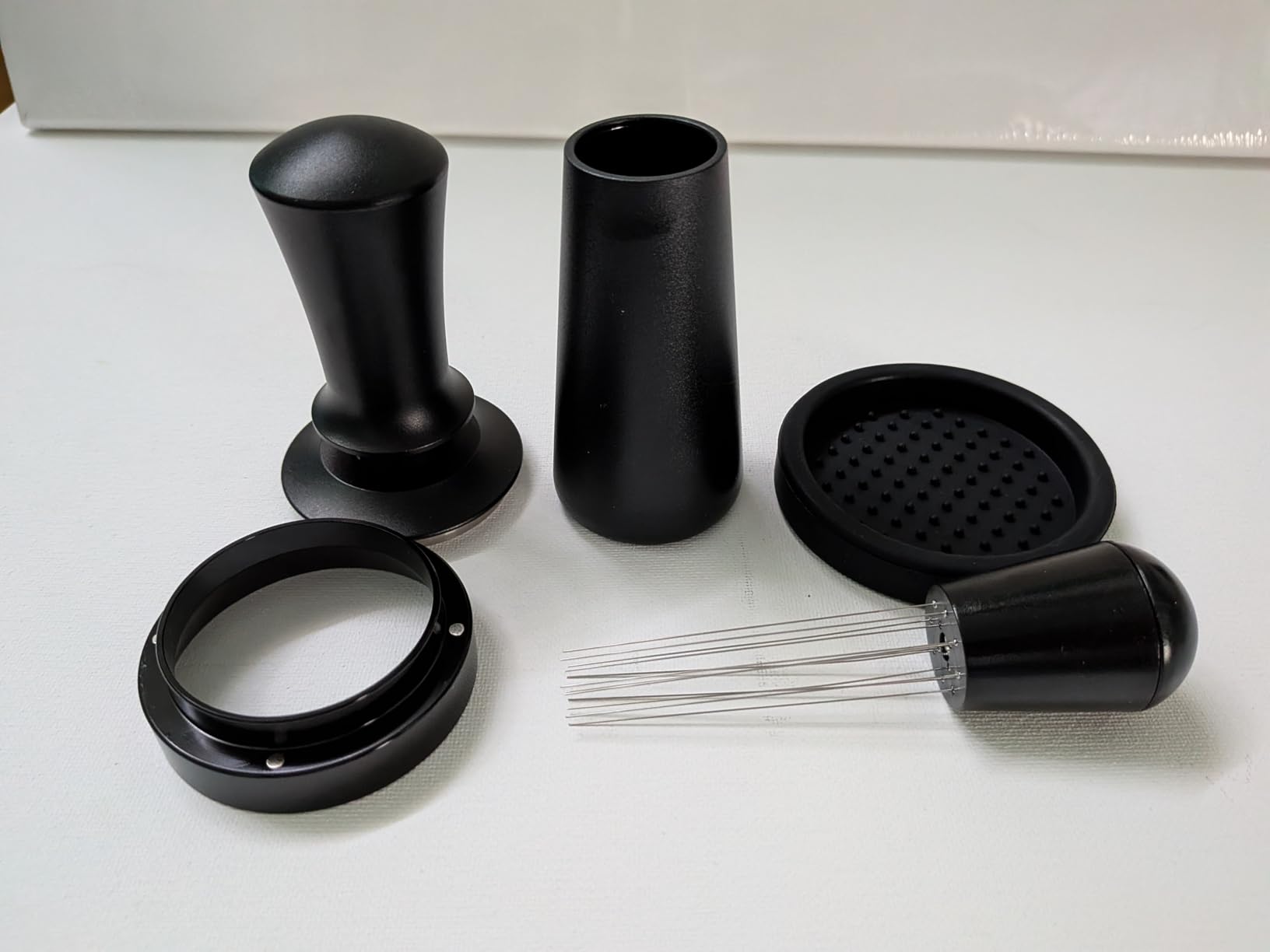51mm Espresso Accessories Kit, Espresso Tamper Set with WDT Tool, Coffee Tamper, Puck Screen, Dosing Funnel, Espresso Machine Accessories Kit, Barista Tools Fits 51mm Portafilters customer photo 1