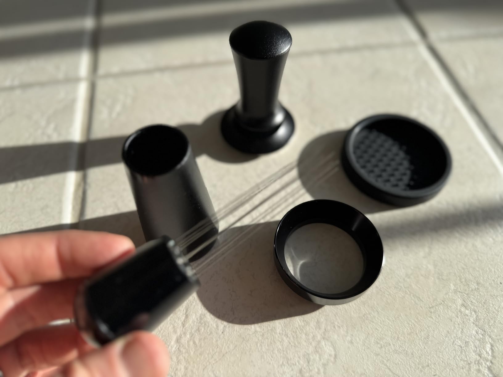 51mm Espresso Accessories Kit, Espresso Tamper Set with WDT Tool, Coffee Tamper, Puck Screen, Dosing Funnel, Espresso Machine Accessories Kit, Barista Tools Fits 51mm Portafilters customer photo 2