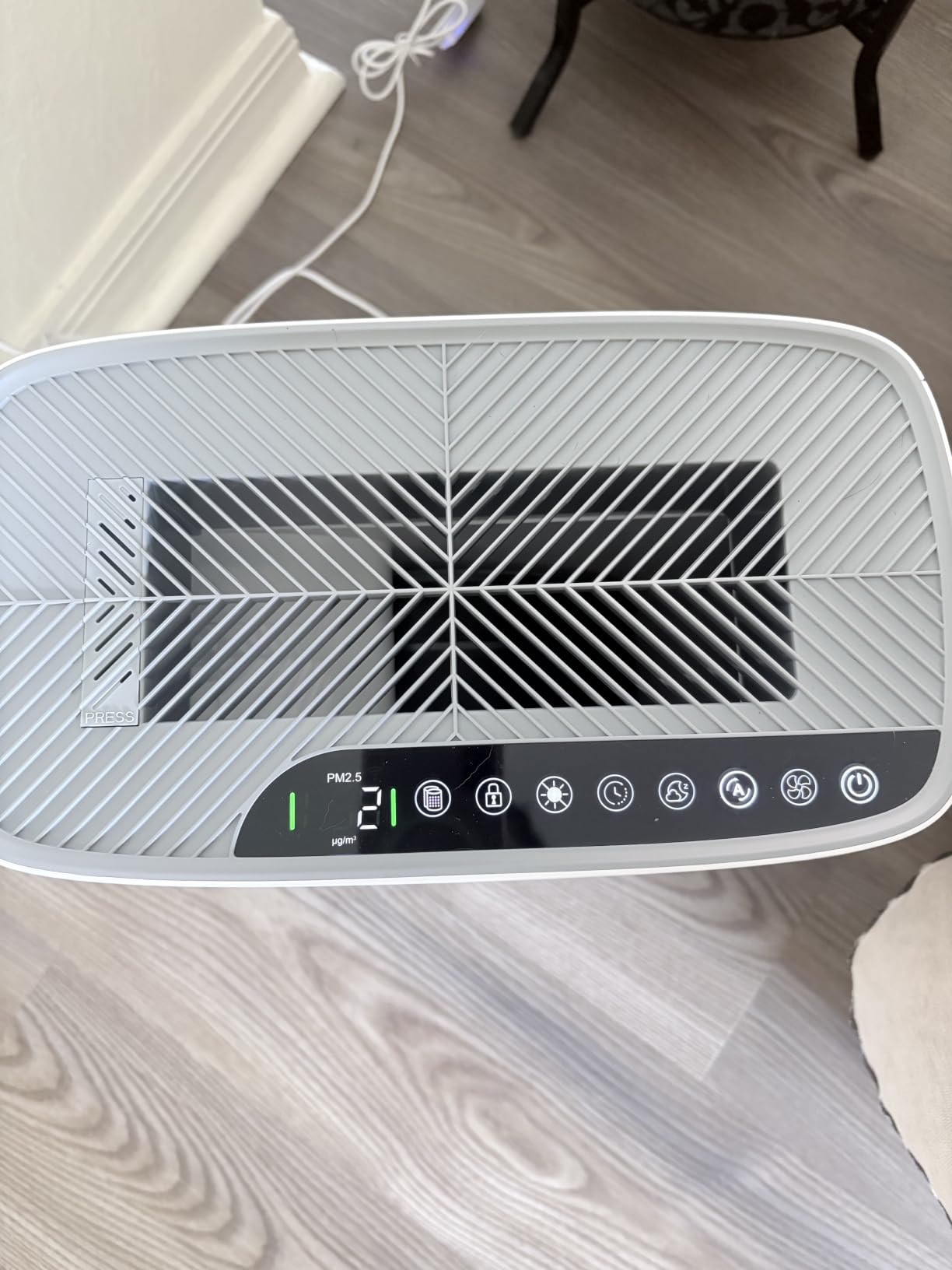 Air Purifier for Home Bedroom Large Room up to 3000Ft², HEPA Air Purifier with Washable Double-Sided Filters, Smart WiFi, AQI Display, Air Cleaner for Pets, Dust, Pollen, 15dB Sleep Mode, Fragrance customer photo 2