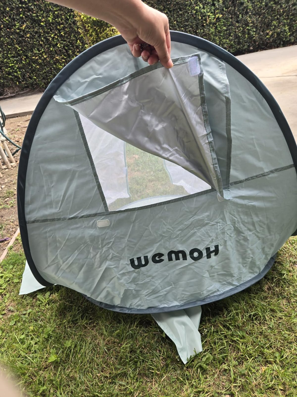 Pop-Up Baby Beach Tent UPF 50+ with Mosquito Net, Rear Vent, Sand Pockets customer photo 1