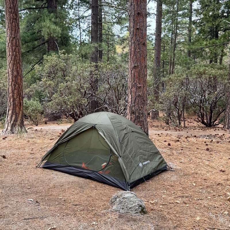 ShinHye Backpacking Tent 2/3/4 Person - Ultralight Dome Portable Tents for Camping Easy Set Up, Outdoor Hiking Waterproof Camp Instant Tent Two Doors Double Layer customer photo 1