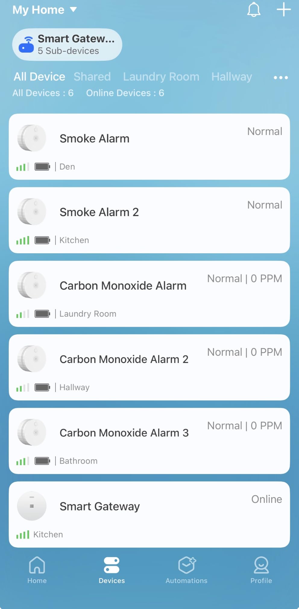 Heiman Smart Wireless Interconnected Smoke Detector, 6-Pack + Gateway, S1-R customer photo 1