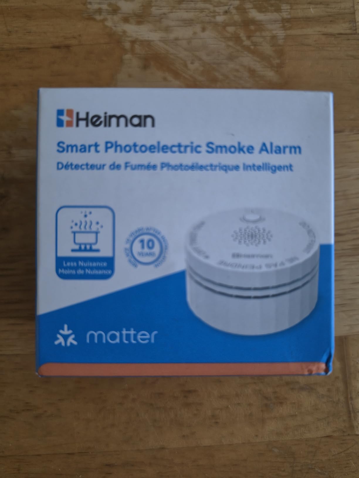 Heiman Smoke Detector, Matter Over Thread, with Temp&Humidity Sensor, S1-TM customer photo 1