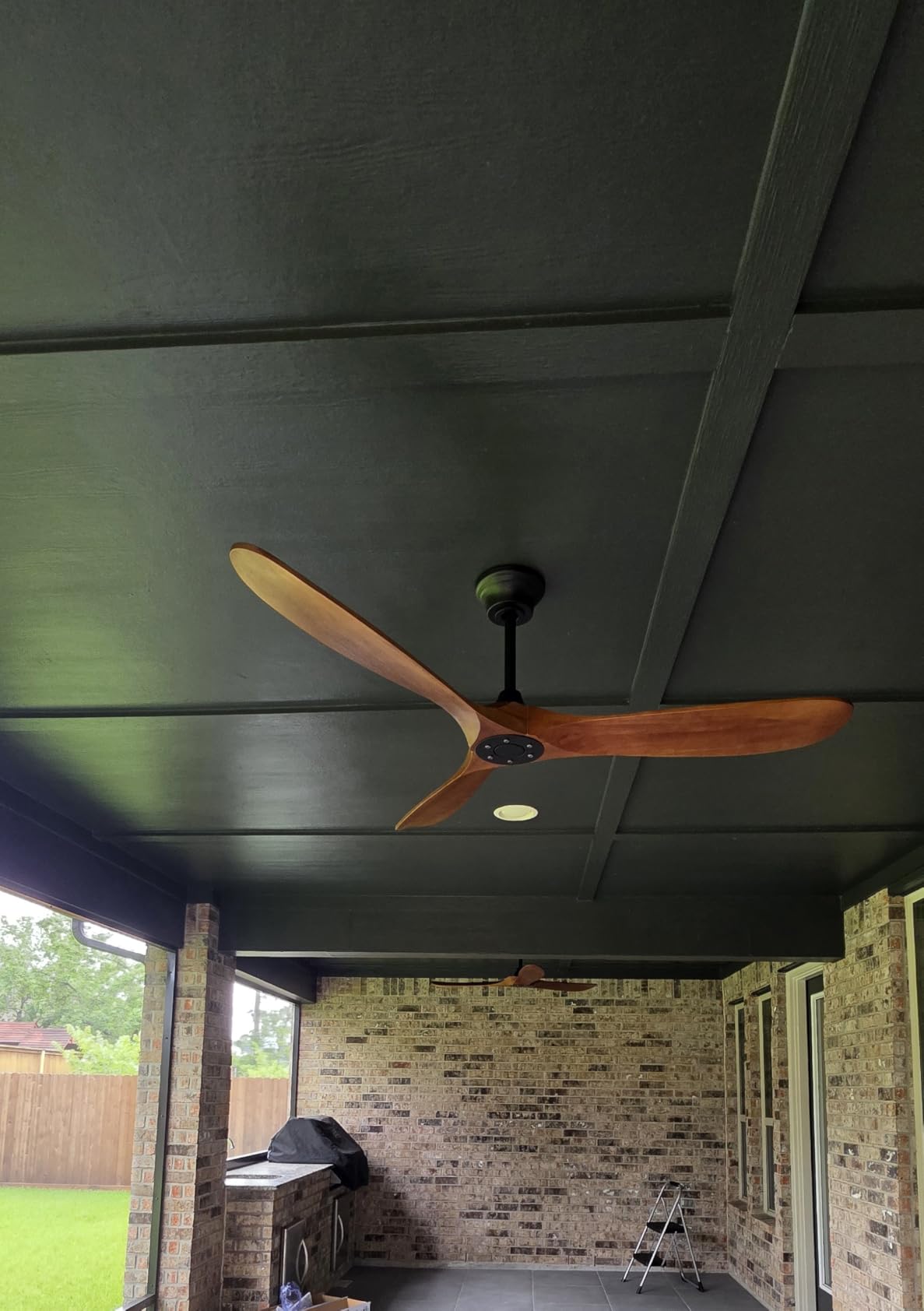 Sofucor 60 Inch Smart Ceiling Fan with Lights, 3 ABS Blade, Indoor/Outdoor customer photo 2