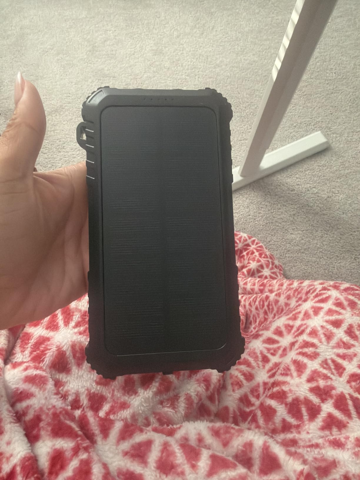 Solar Charger Power Bank 20000mAh Fast Battery Pack for Cell Phones customer photo 1