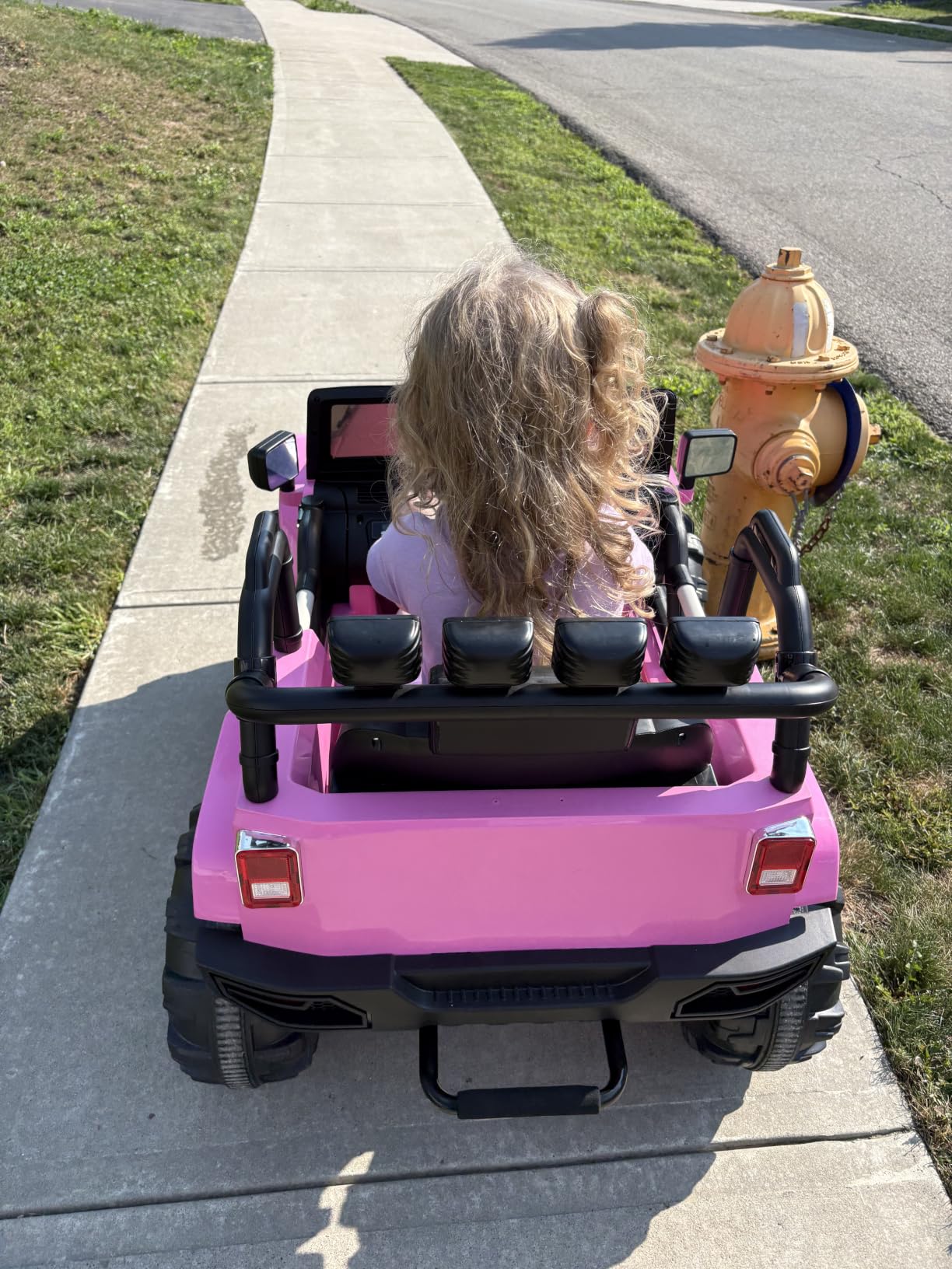 Best Choice Products 12V Kids Ride On Truck Car w/Remote Control, Electric Ride On Car for Toddlers 3-5, Battery Powered Ride On Toy w/LED Lights, 4-Wheel Suspension, Safety Harness - Jet Black customer photo 2