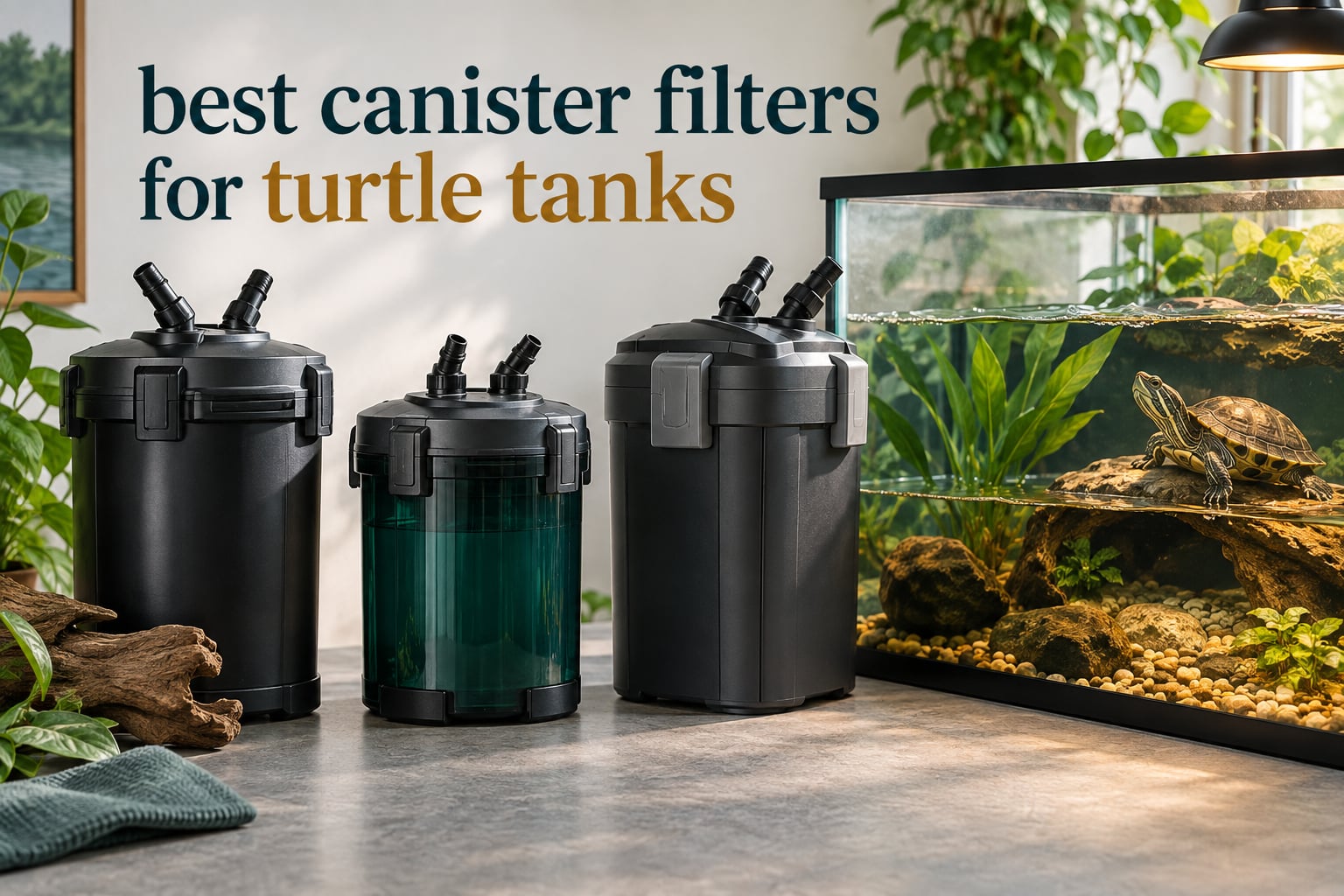 best canister filters for turtle tanks