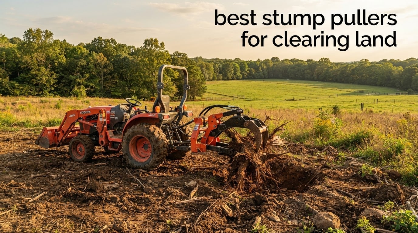 best stump pullers for clearing land