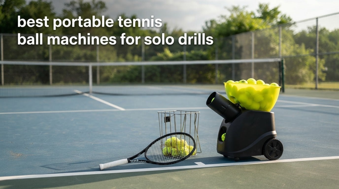 best portable tennis ball machines for solo drills