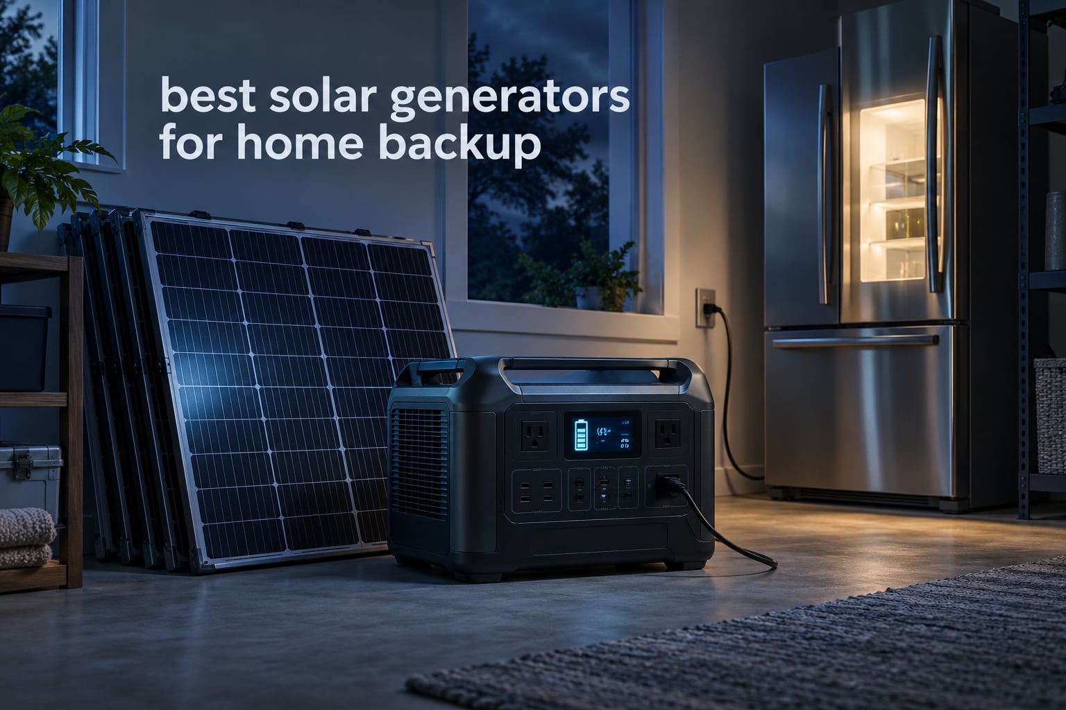 best solar generators for home backup