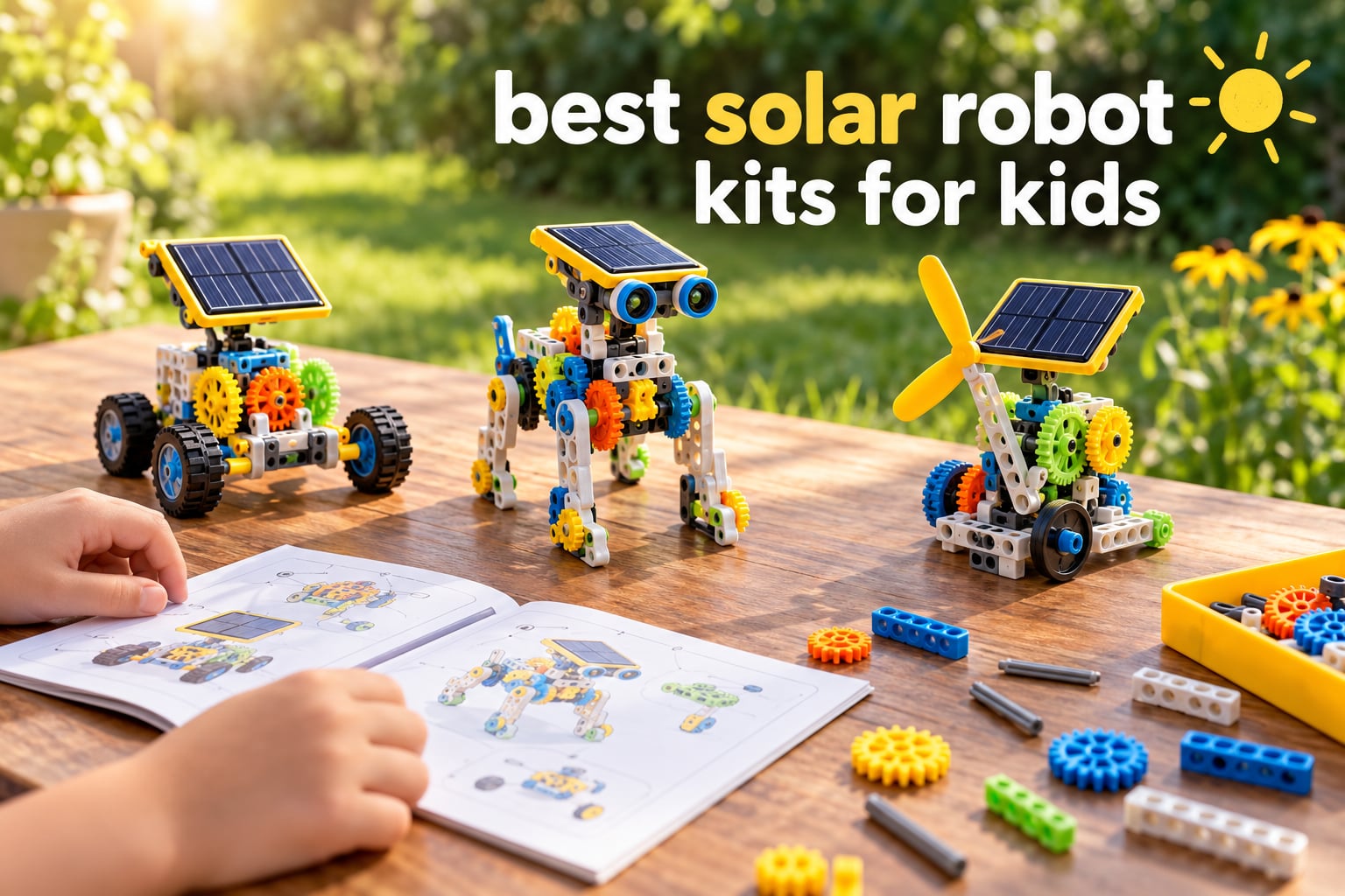 best solar robot kits for kids