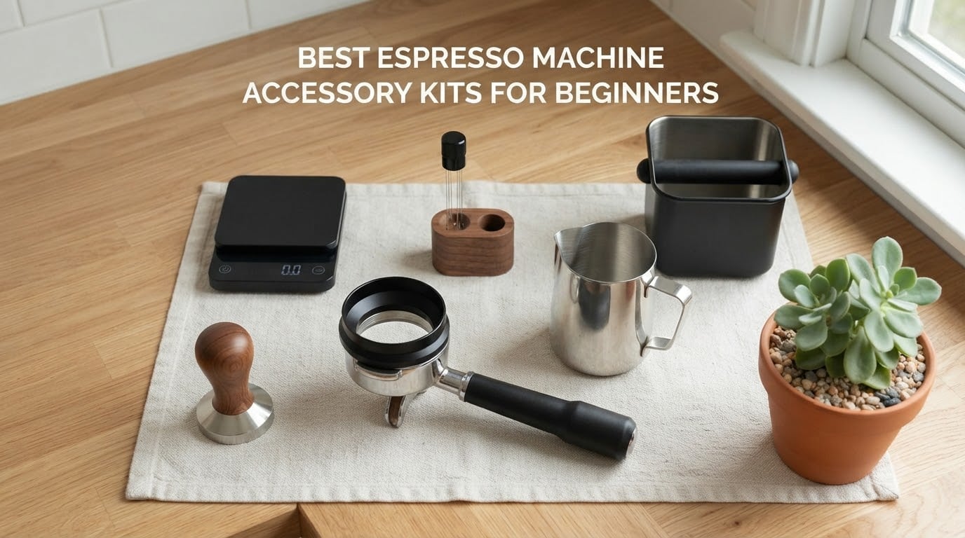 best espresso machine accessory kits for beginners