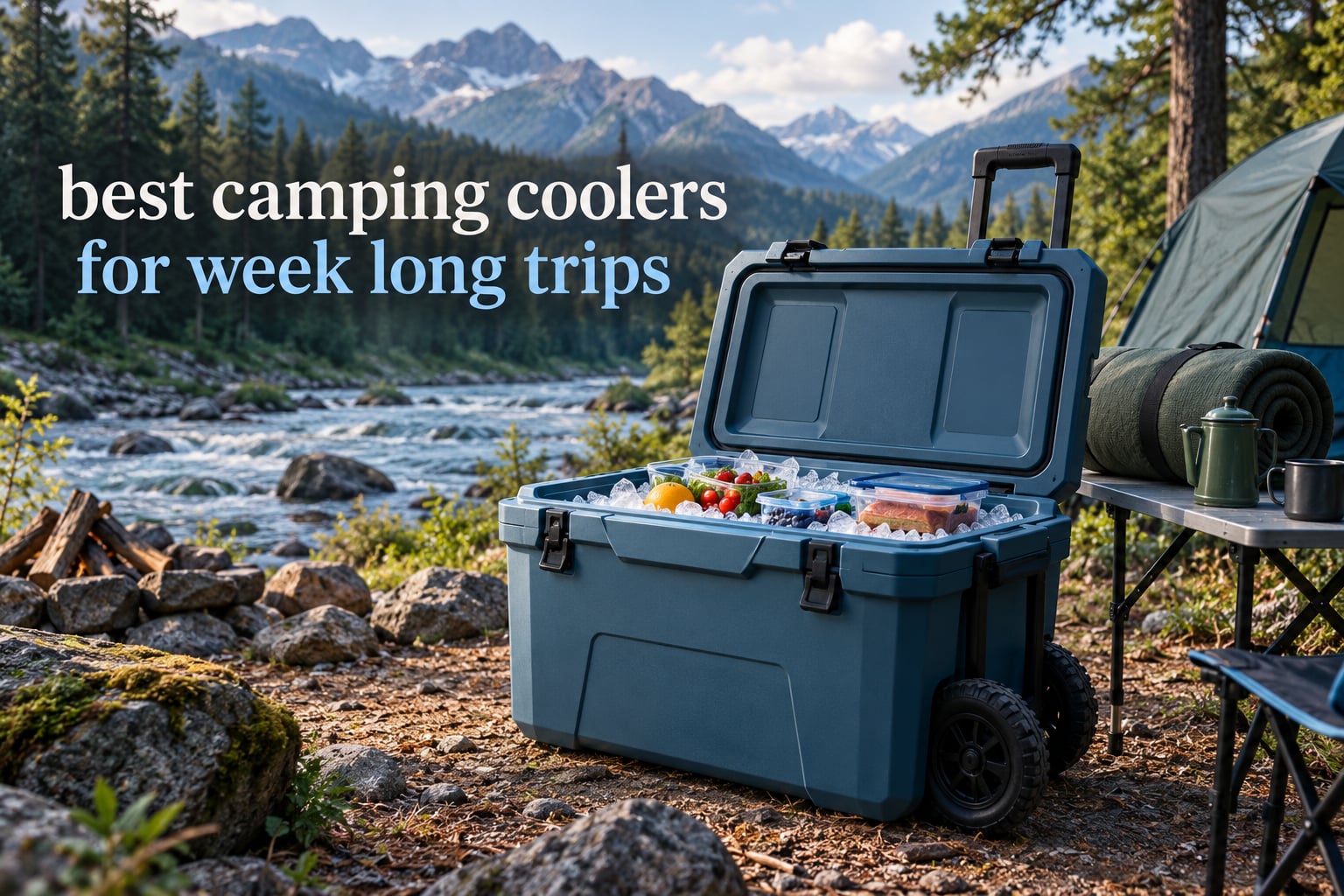best camping coolers for week long trips