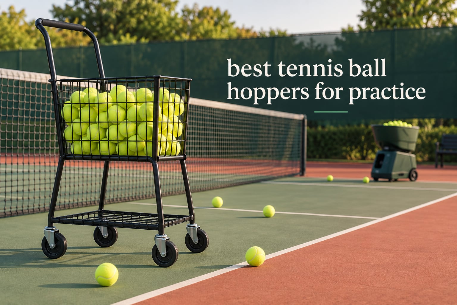 best tennis ball hoppers for practice