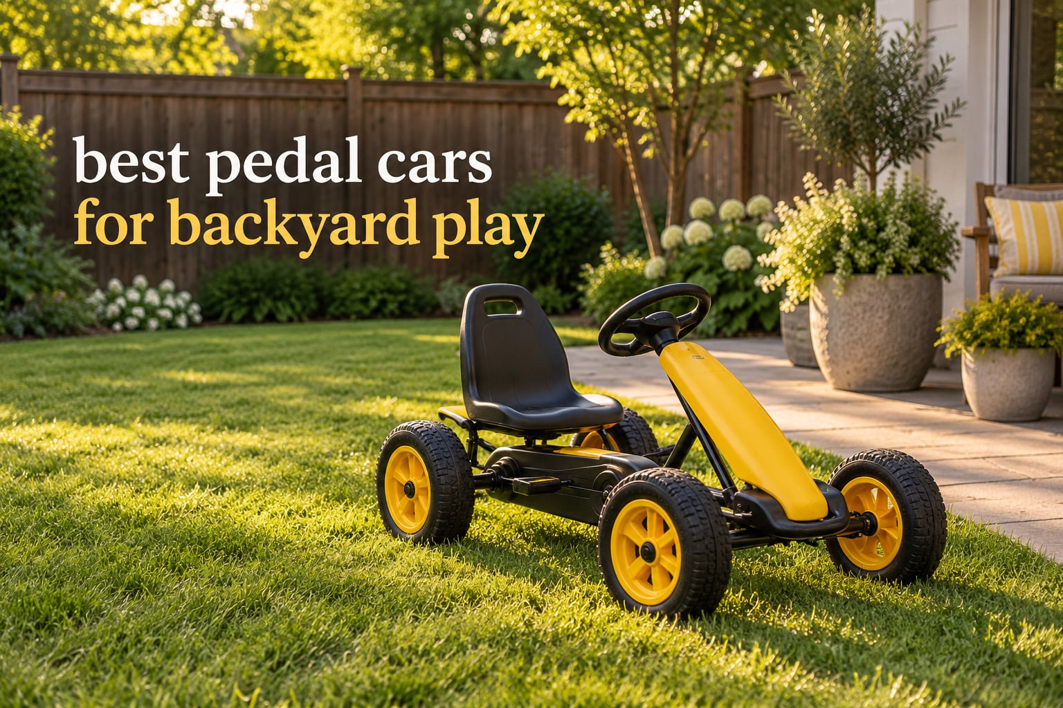 best pedal cars for backyard play
