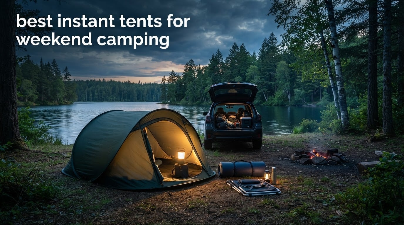best instant tents for weekend camping