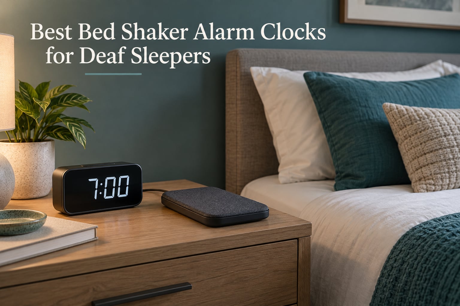 Best Bed Shaker Alarm Clocks for Deaf Sleepers