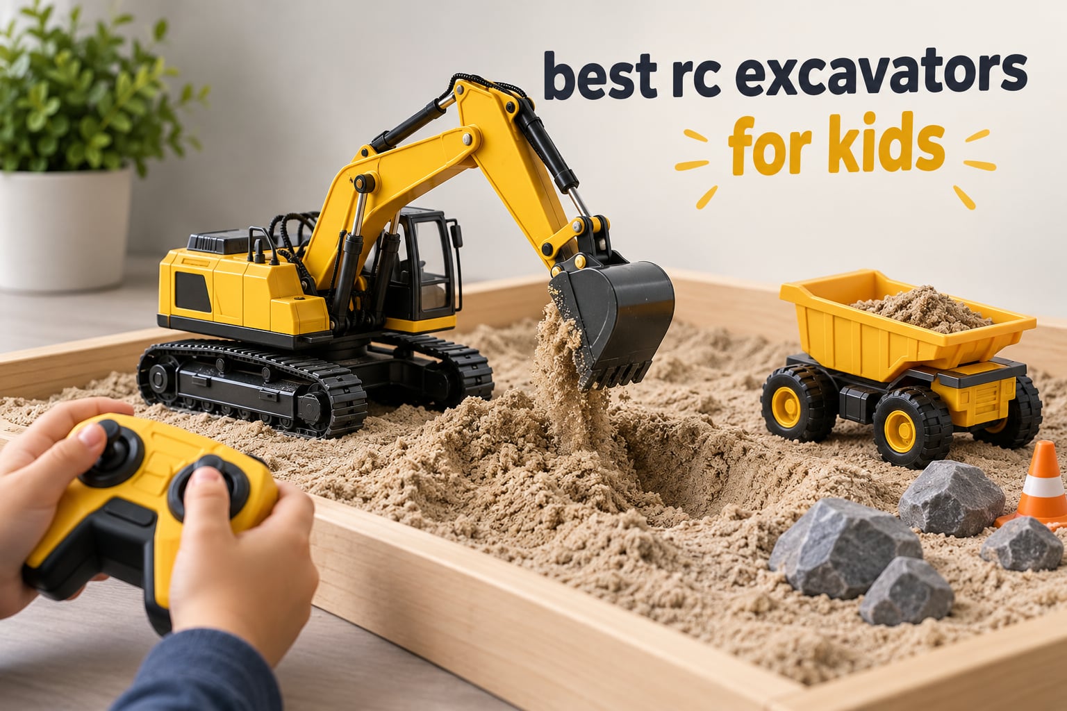 best rc excavators for kids