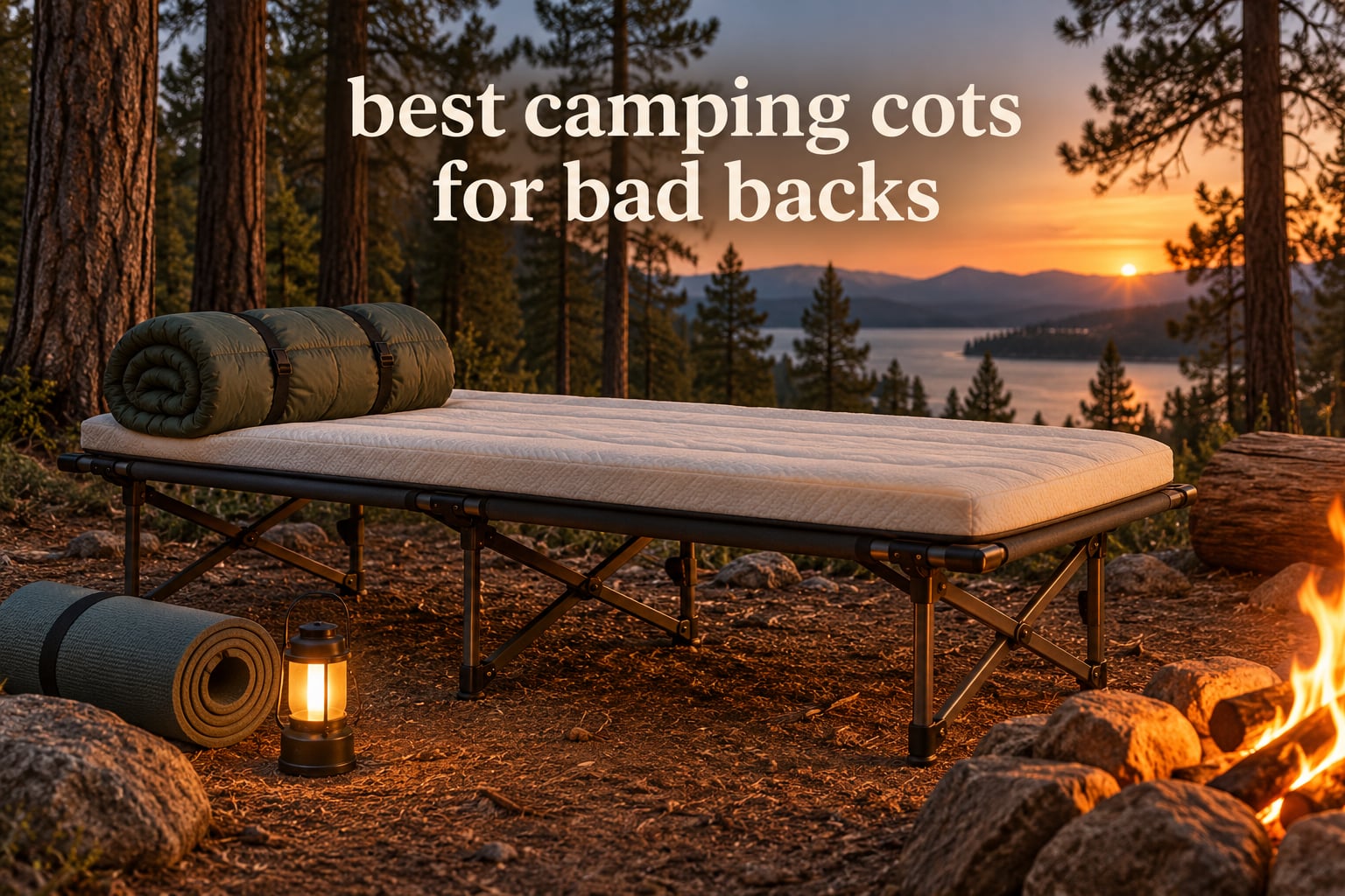 best camping cots for bad backs