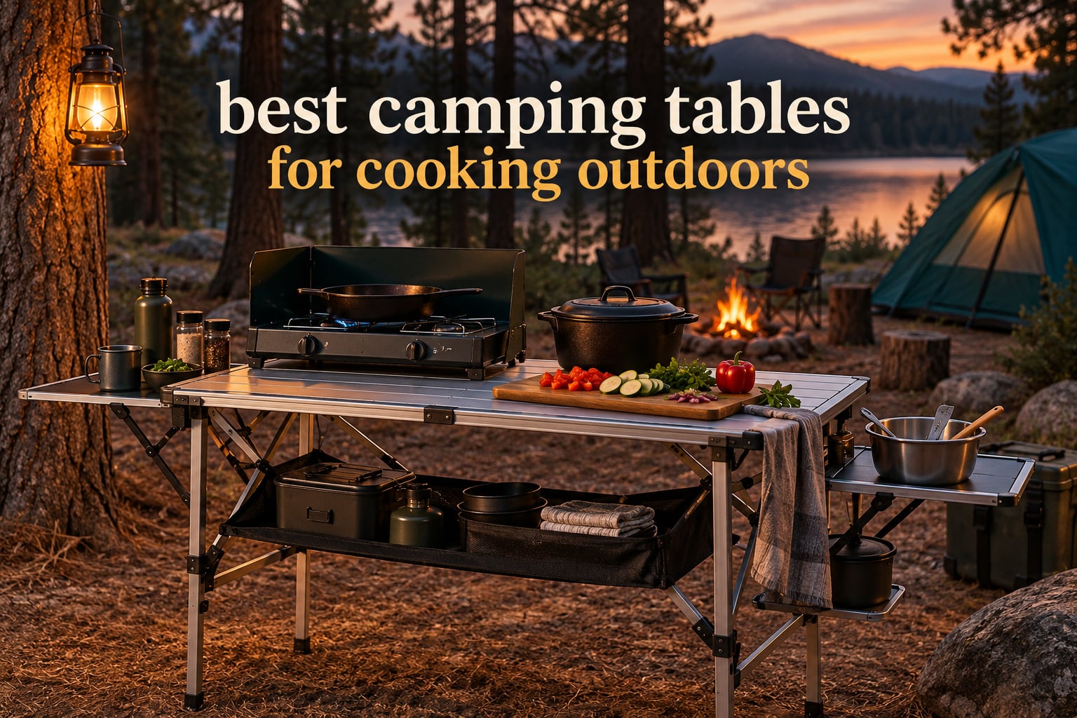 best camping tables for cooking outdoors